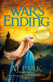 War's Ending by AJ Park, award winning fantasy book.